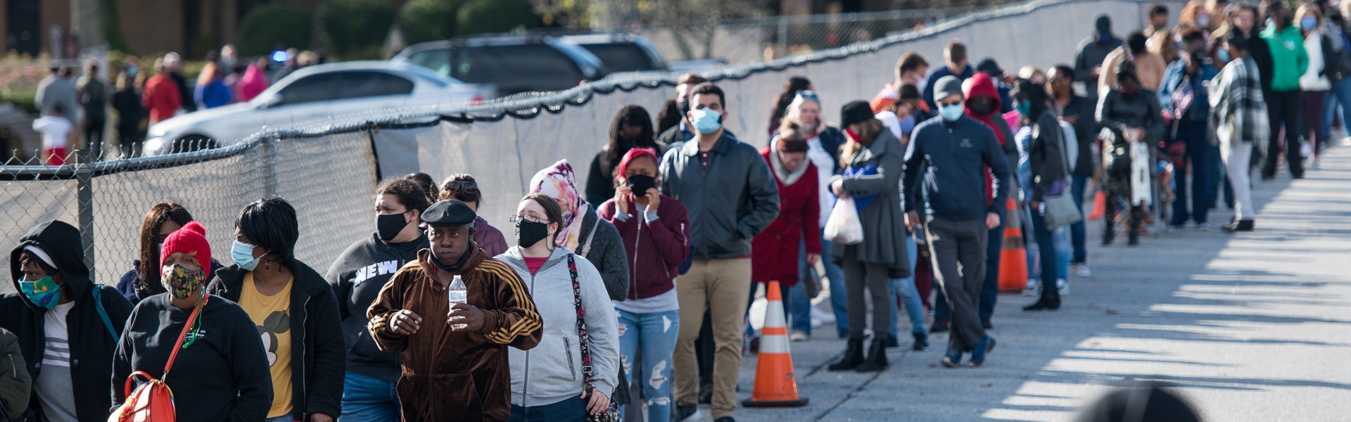 people waiting in line