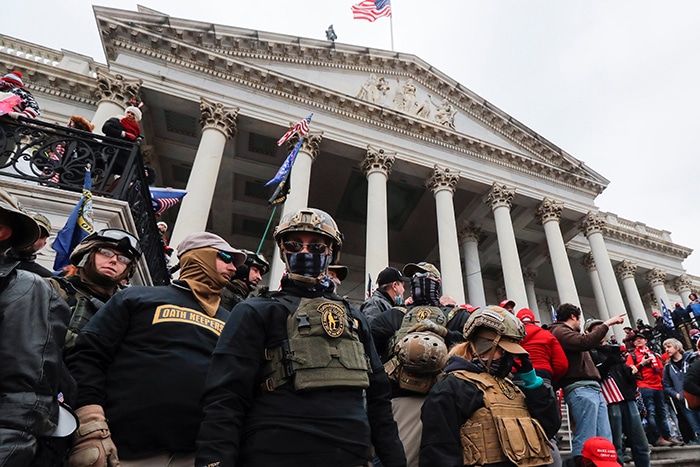  Trump supporters storming the U.S. Capitol on Jan. 6, 2021 Trump supporters storming the U.S. Capitol on Jan. 6, 2021