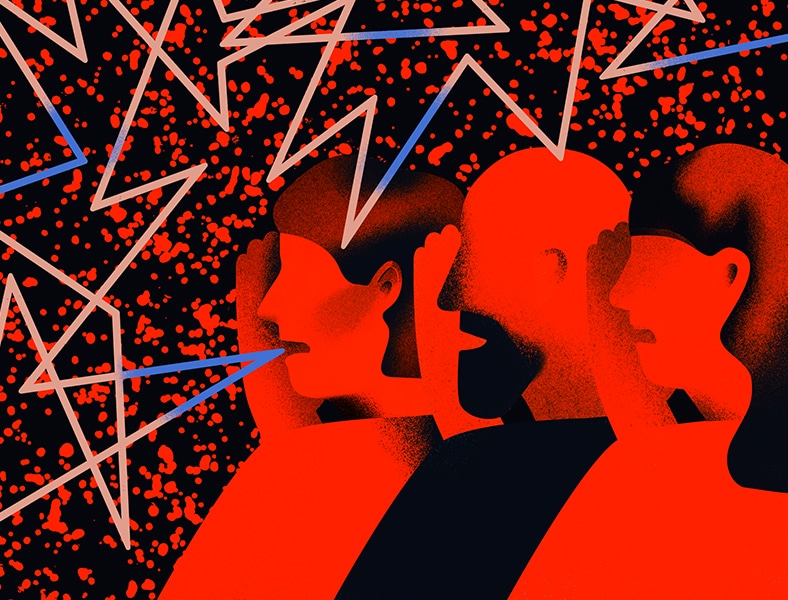 report year in search 2022 indonesia Illustration of people yelling