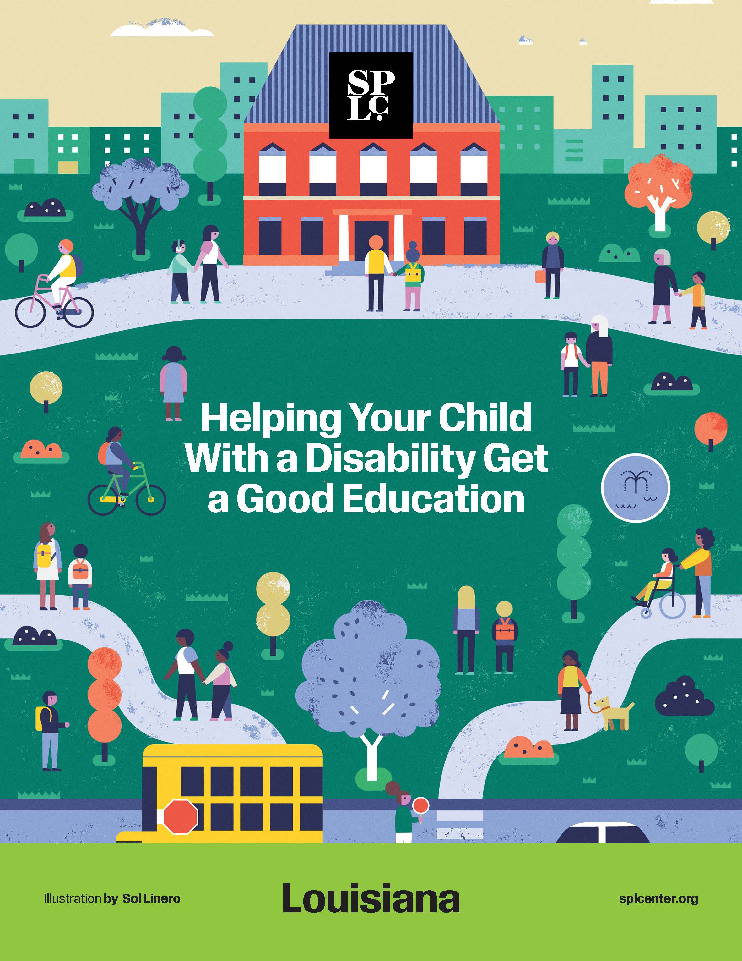 Report cover: Helping your Child With a Disability Get a Good Education, Louisiana