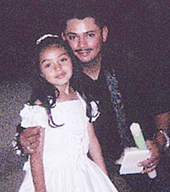Raul Flores Jr. and his daughter Brisenia Ylianna Flores