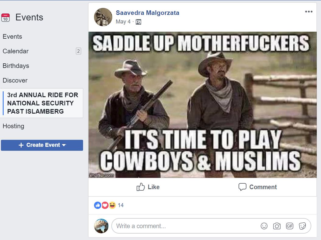 Cowboys and muslims screen shot