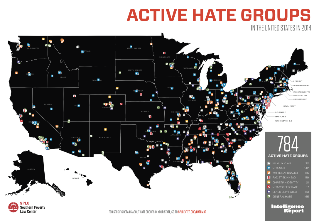 Hate Map Southern Poverty Law Center