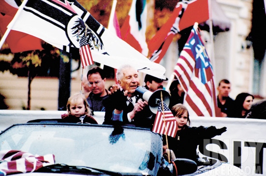 Richard Butler in parade rally