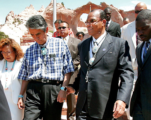 Louis Farrakhan in New Mexico