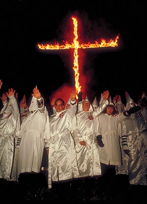 For the KKK, a cross burning is sending out the light of Christ to the world. 