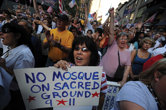 Mosque Protesters