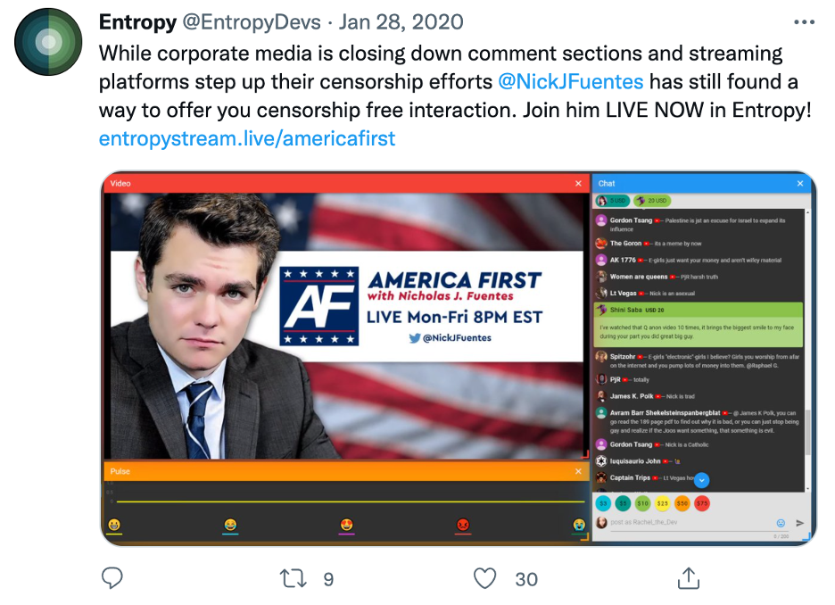 Entropy tweet Entropy tweet