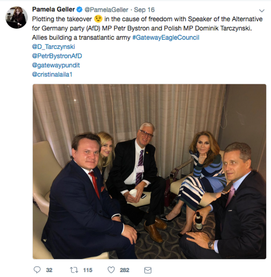 Pamela Geller's tweet