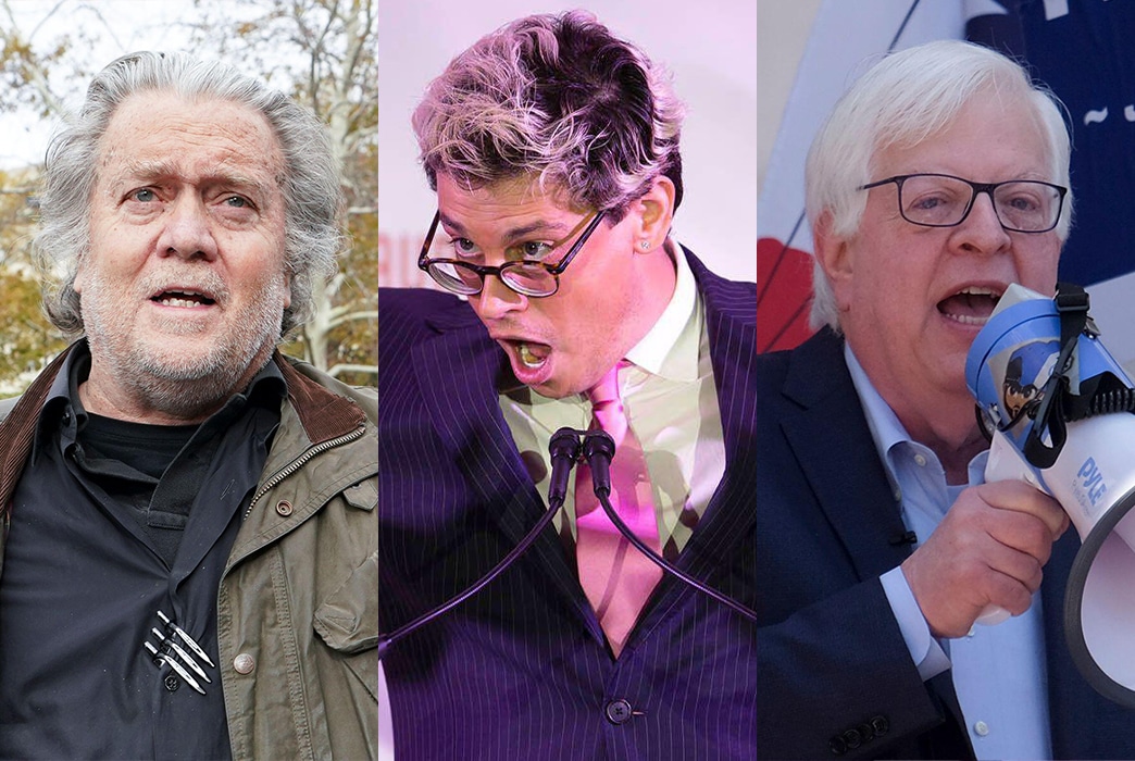 Bannon, Milo and Prager Bannon, Milo and Prager