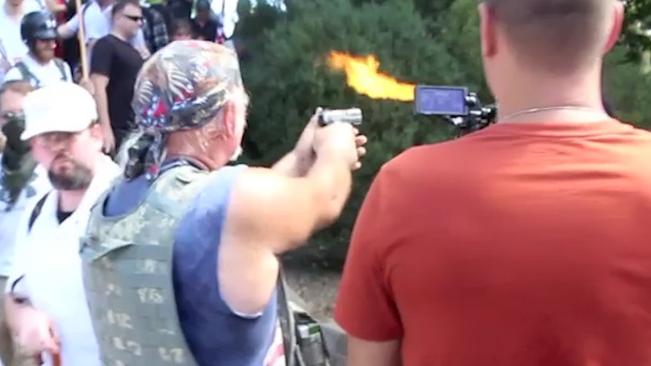 After claiming self-defense, a Klansman pleads no contest to firing gun