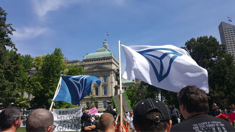 identity evropa flags