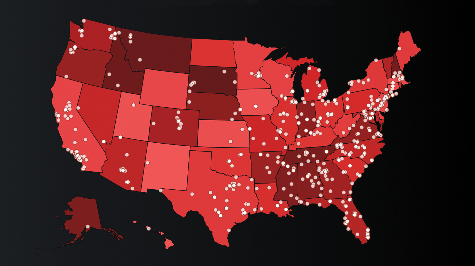 New hate map helps users explore landscape of hate Southern Poverty