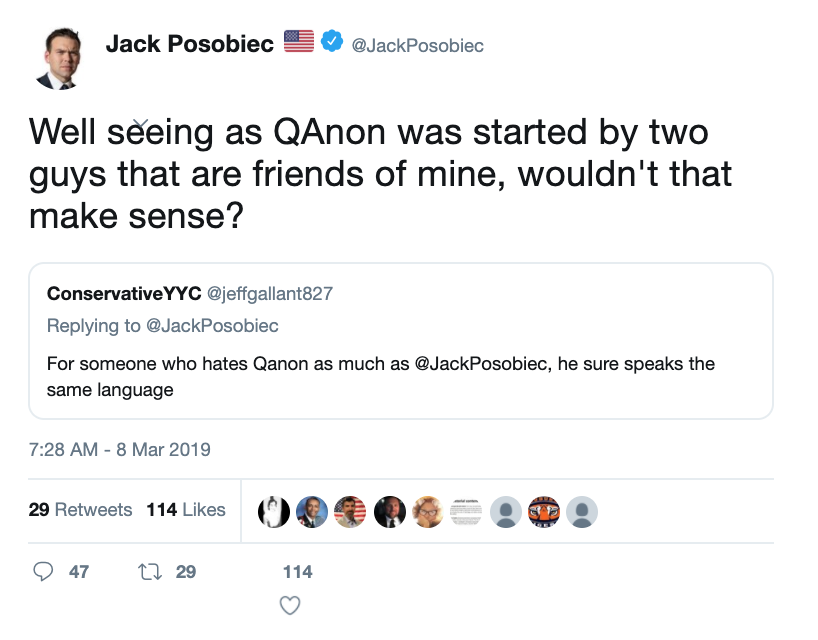 Posobiec tweet