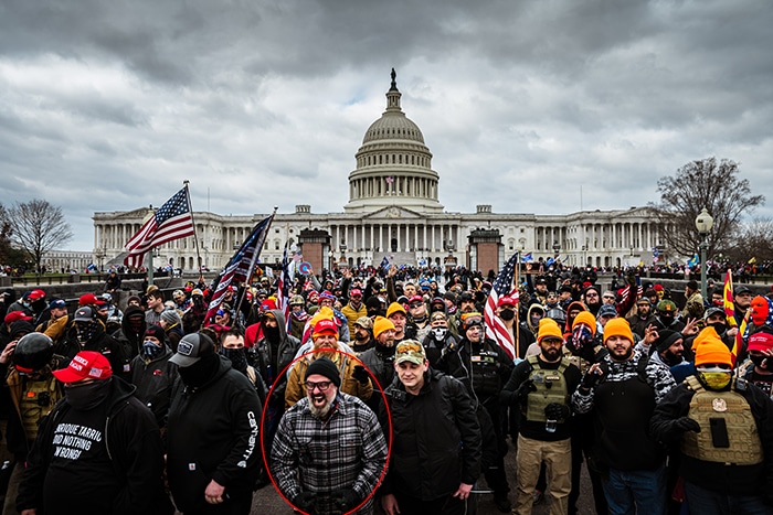 Joe Biggs and other Capitol protesters