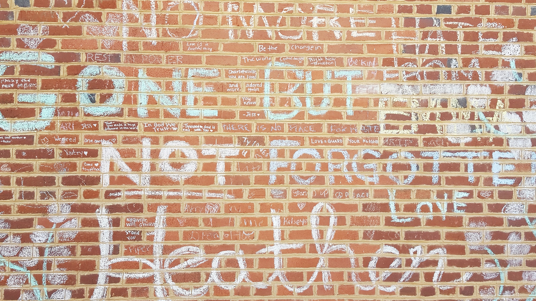 'Gone But Not Forgotten' Heather Heyer Memorial Brett Barrouquere/SPLC Staff Heather Heyer Memorial