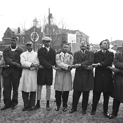 John Lewis and other marchers