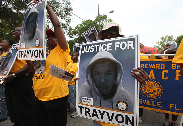 Justice for Trayvon Martin sign