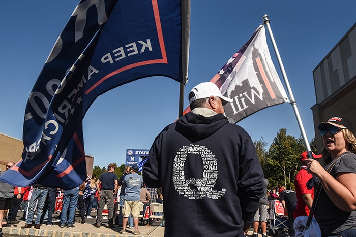 QAnon sweatshirt