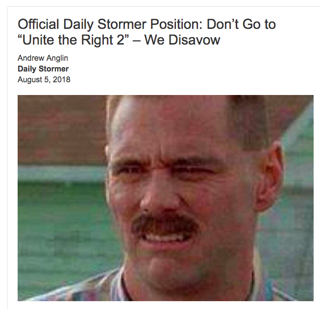 Andrew Anglin on Unite the Right 2 Daily Stormer on Unite the Right