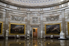 inside U.S. capitol rotunda