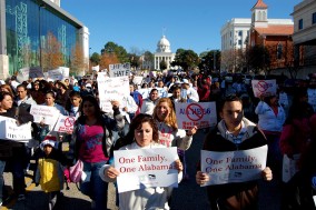 Protest against anti-immigrant Alabama law