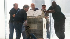 Removal of Ten Commandments statue from Alabama sate judicial building in 2003.