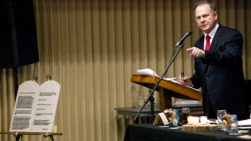 Supreme Court Chief Justice Roy Moore delivers a pro-life address in Mississippi.