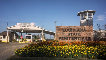 Entrance of the Louisiana State Penitentiary at Angola