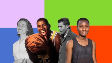 Collage of Black History Month influential figures