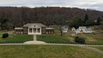 Visitors tour Montpelier, home of James Madison