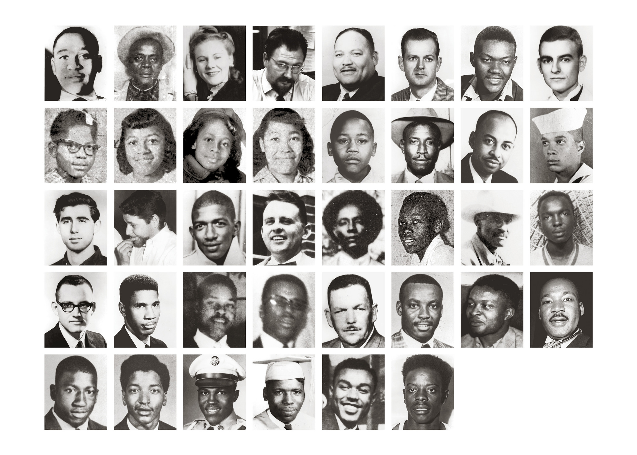 The Civil Rights Memorial Center martyrs 