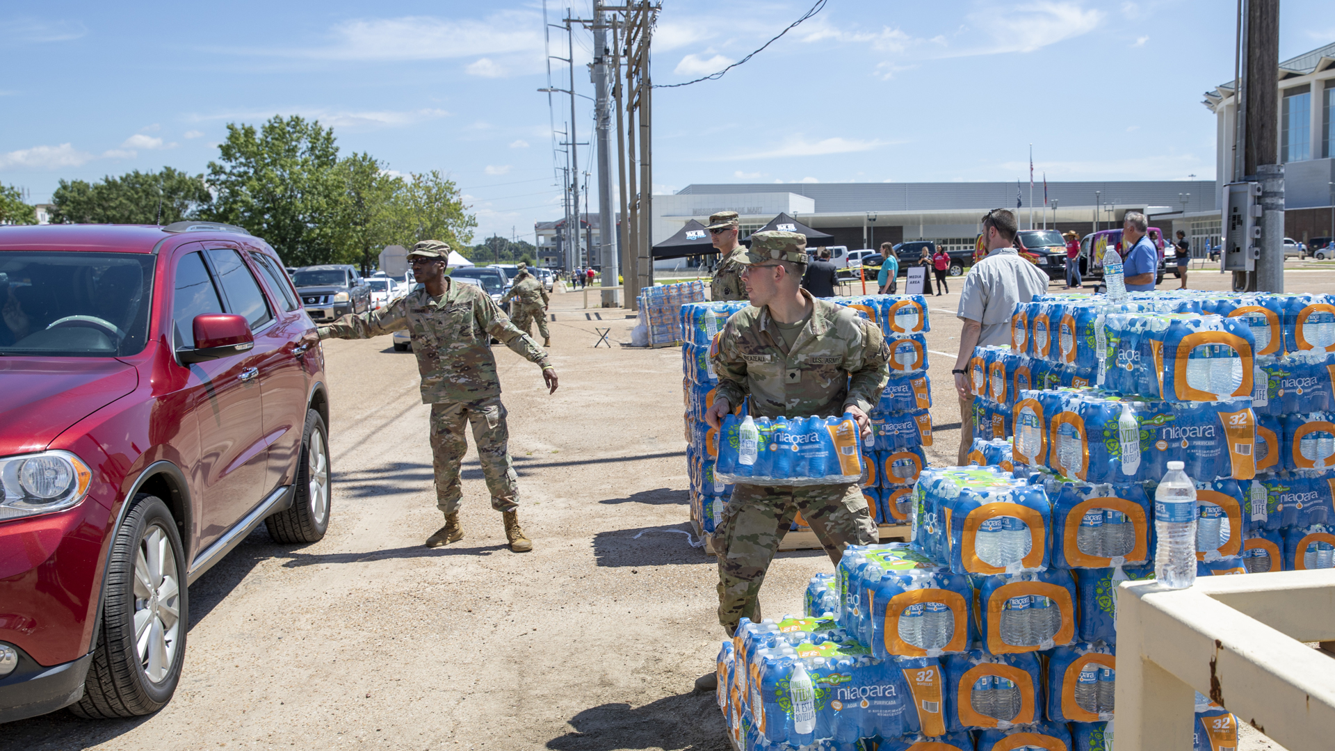 Water distribution in Jackson Mississippi