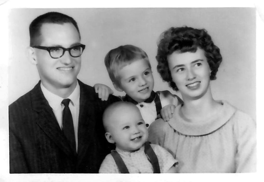 Klunder family portrait from 1962
