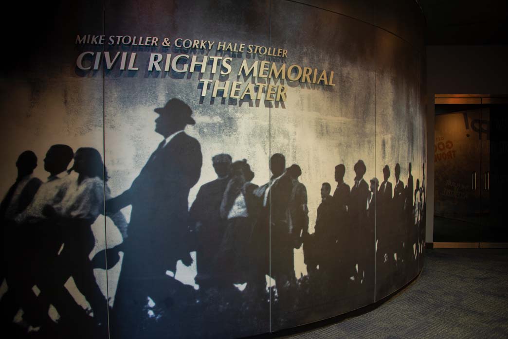 Entrance to Civil Rights Memorial Center Theater