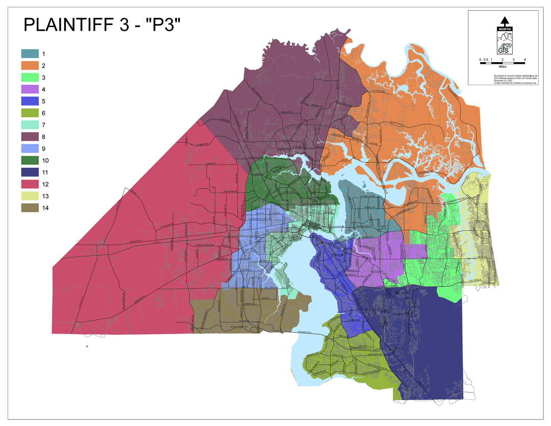 map of Jacksonville new districts