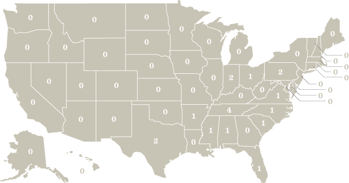 map of KKK groups