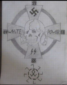 white power skull symbols