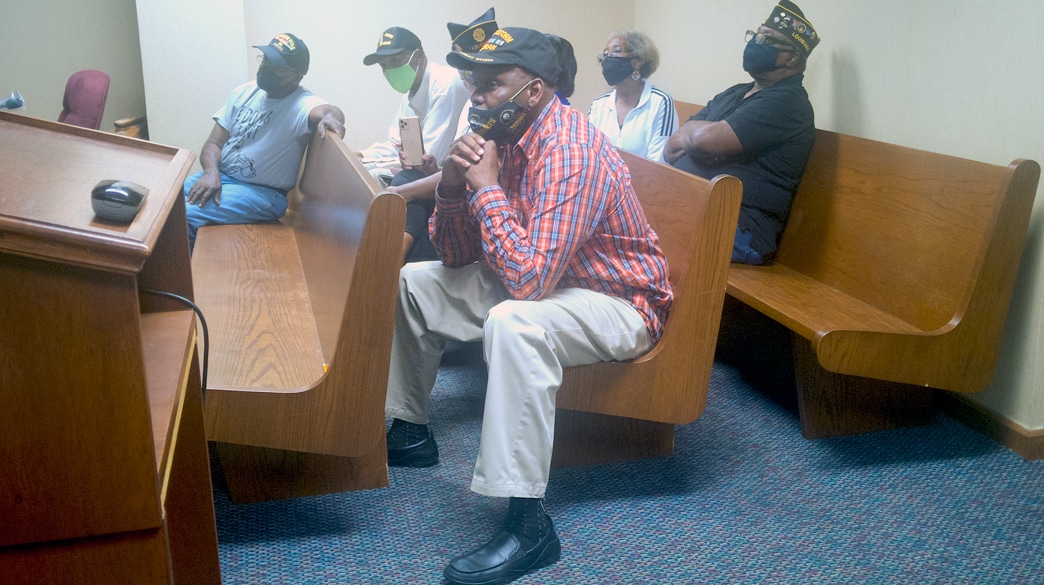 members of  Black veterans association in New Iberia