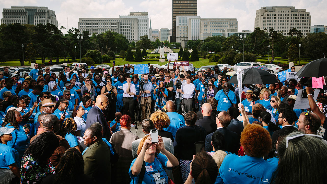 Louisianans rally for criminal justice reform with the SPLC