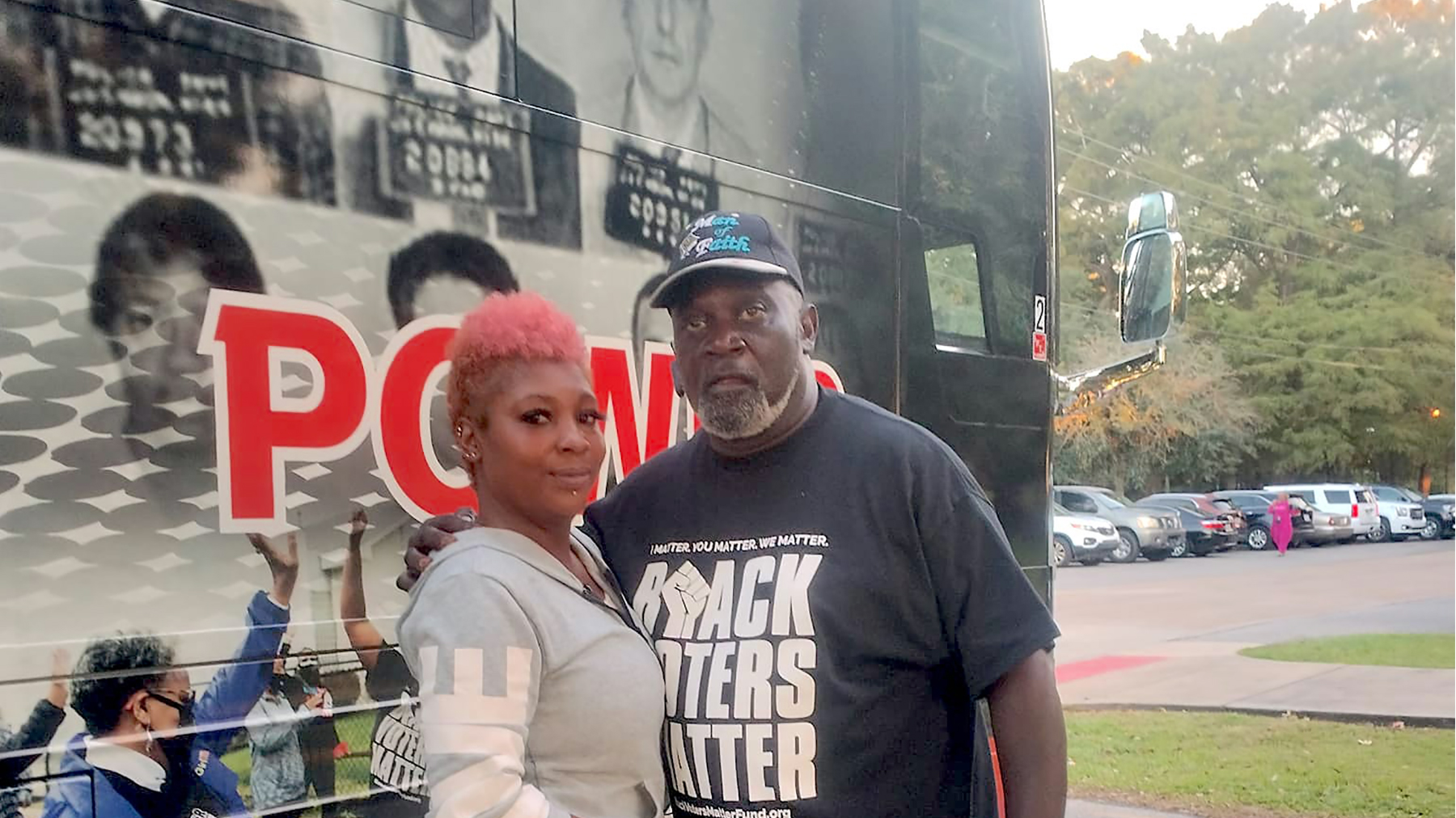 Rev. Wilfred Johnson and Susan Johnson pose at an ANC/PUSH event.