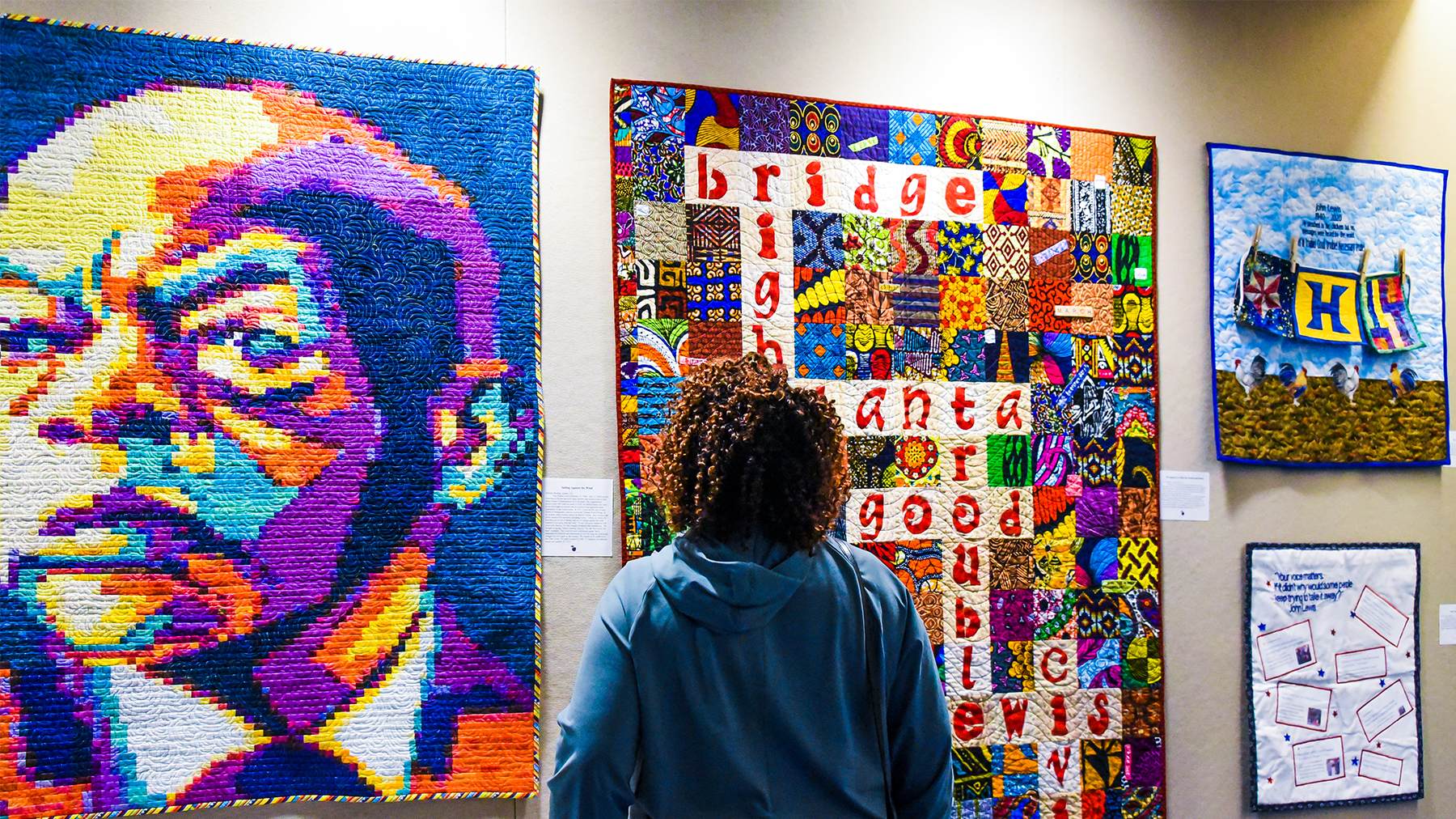 ‘Good Trouble Quilts’: Civil Rights Memorial Center exhibit celebrates John Lewis