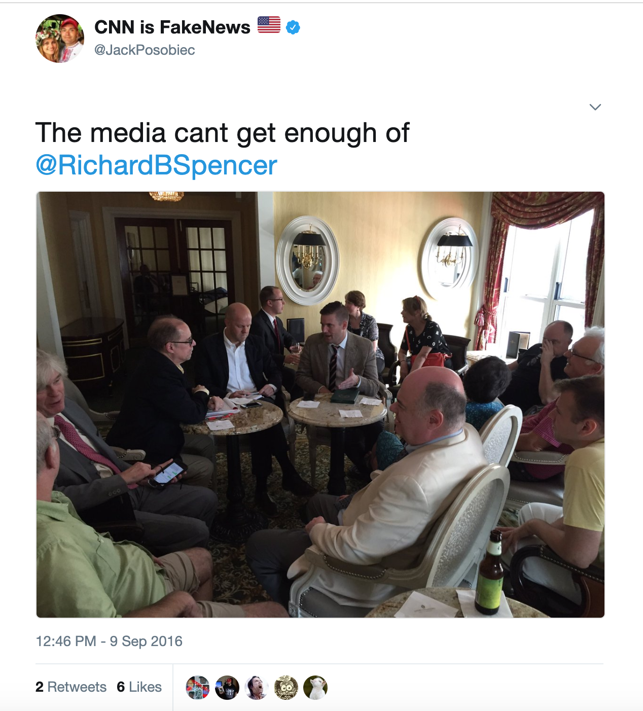 A tweet published Sept. 9, 2016