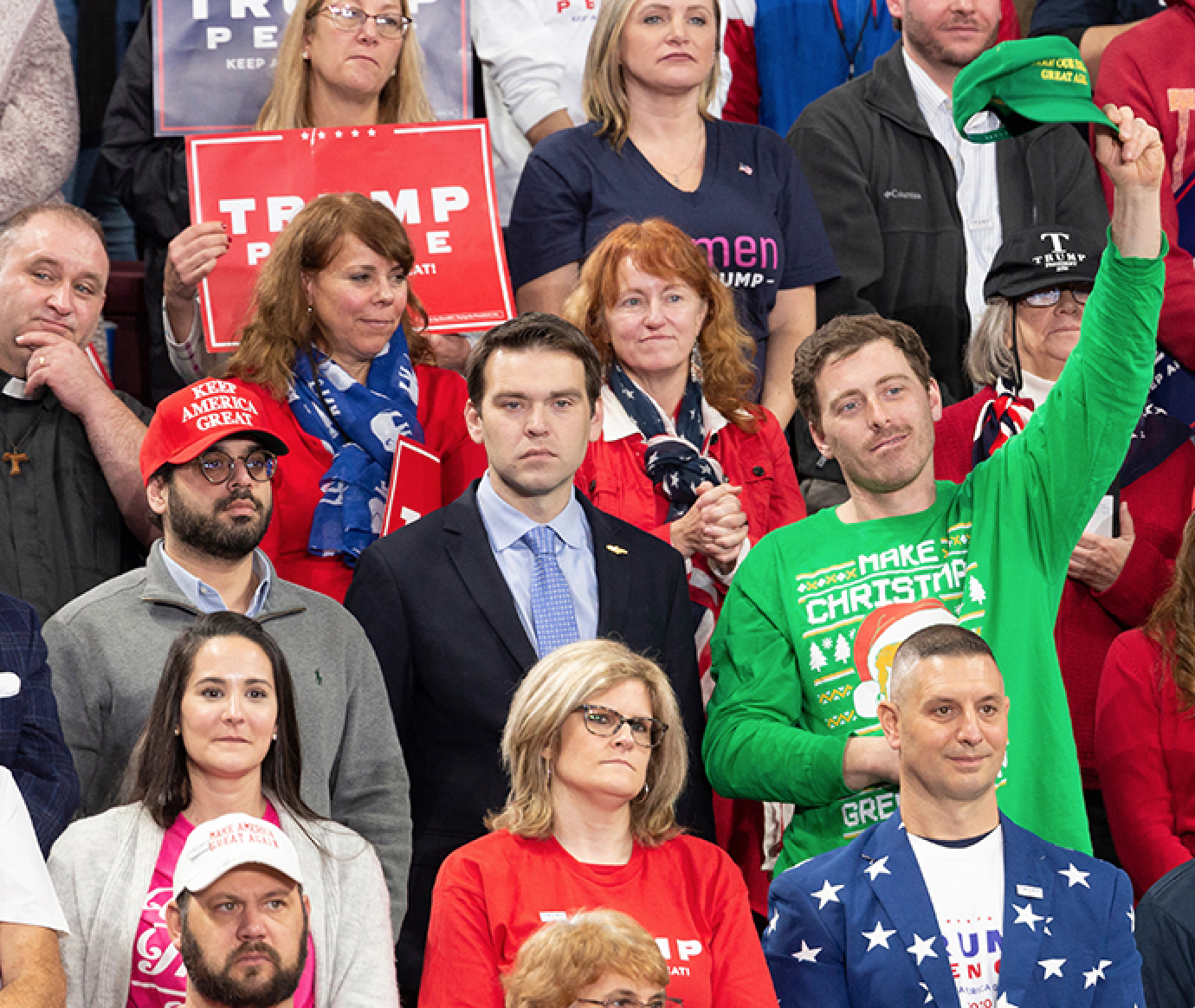 Jack Posobiec at Trump rally