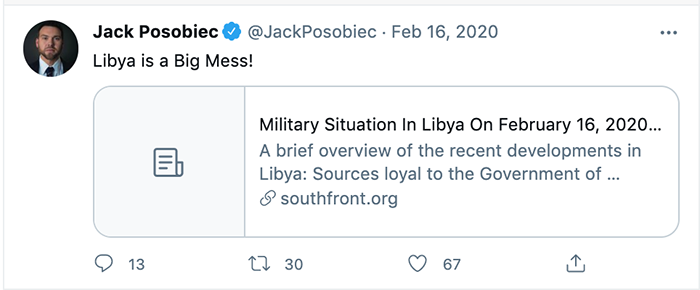 Posobiec tweet