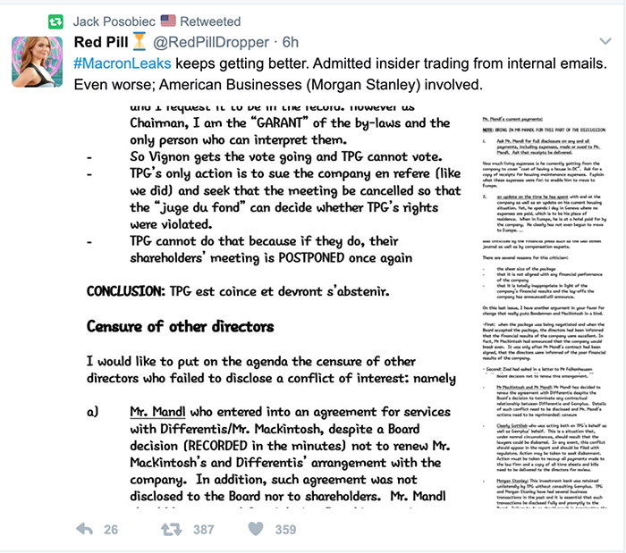 Posobiec retweet