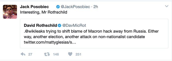 Posobiec retweet