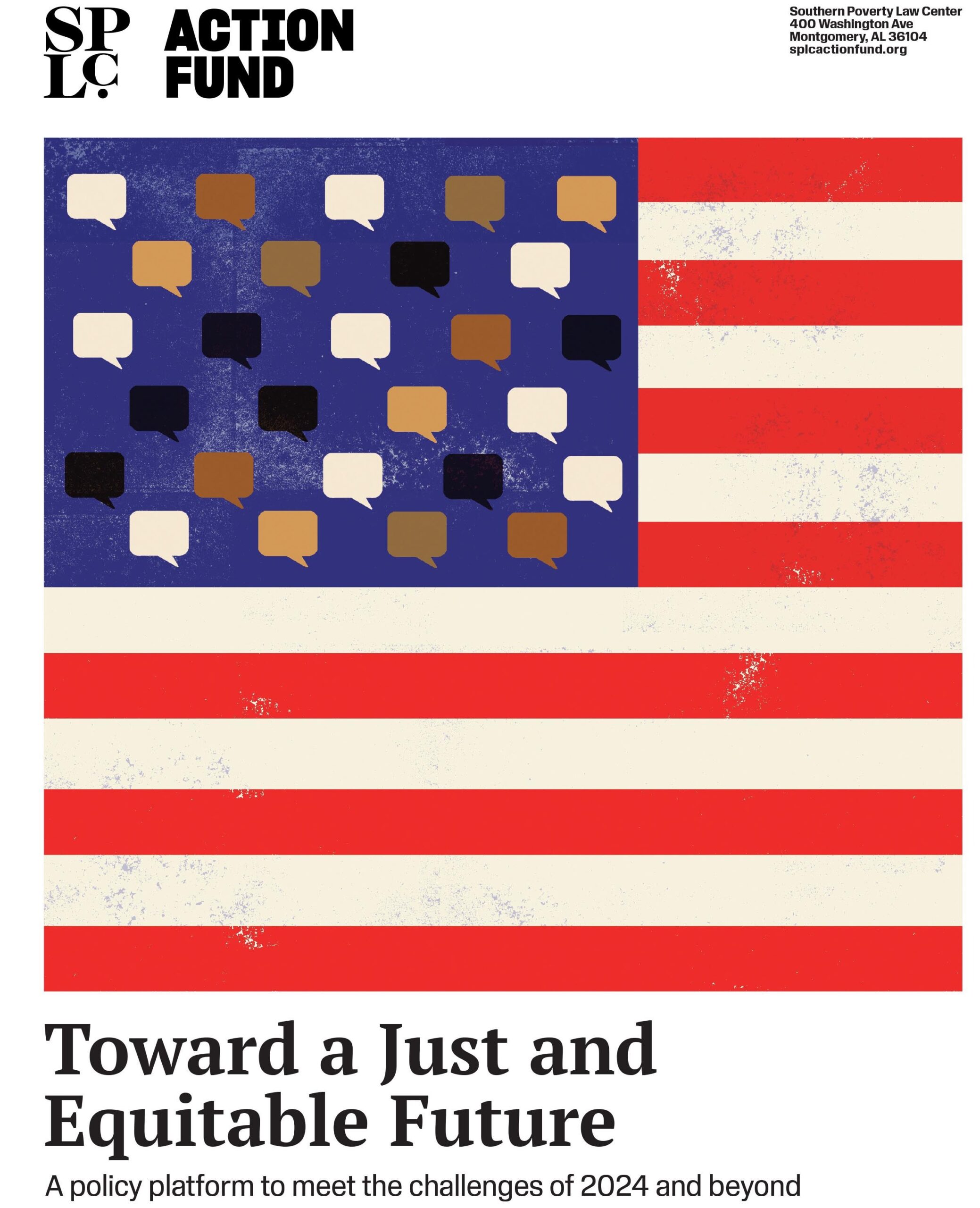 Cover of "Toward a Just and Equitable Future."