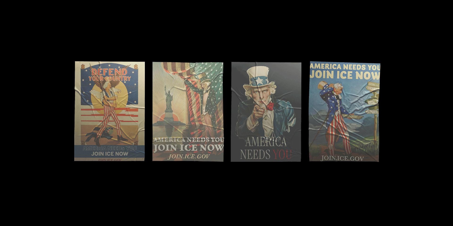 Homeland Security deploys white nationalist, anti-immigrant graphics to recruit
