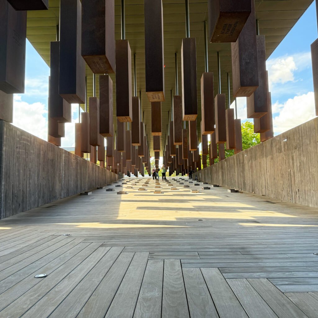 interior of an wooden building